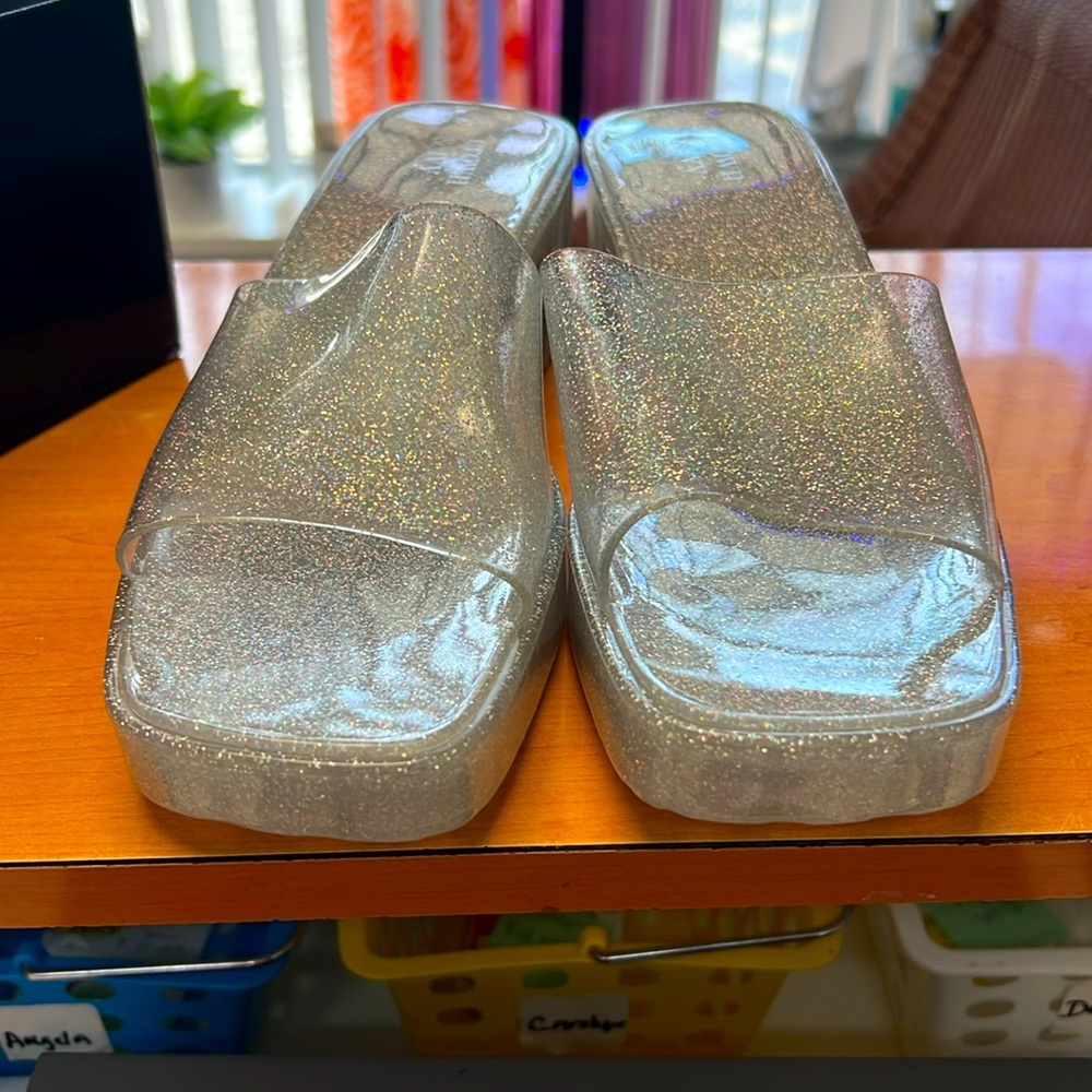 Sparkle clear slides